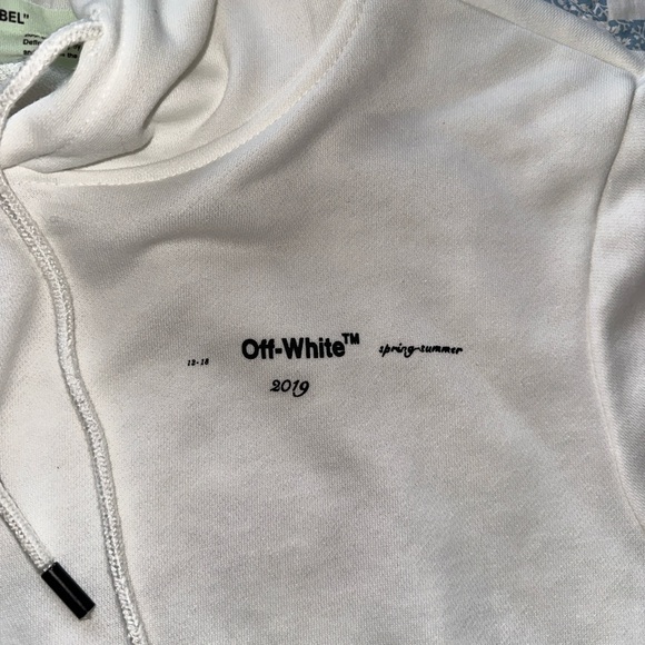 2019 Off White Diag Stencil Hoodie - Picture 4 of 4